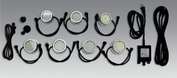 Lighting Kit for Large Two Tier Fountain Add Light Decor